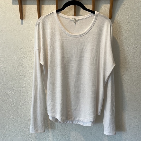 rag & bone Hudson Tee, White - M - Picture 5 of 10